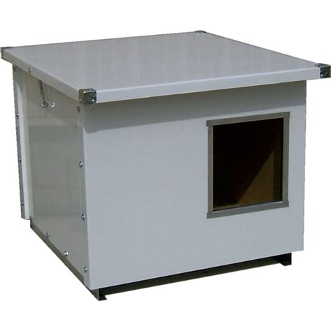 metal dog house cost|insulated dog house for outdoors.